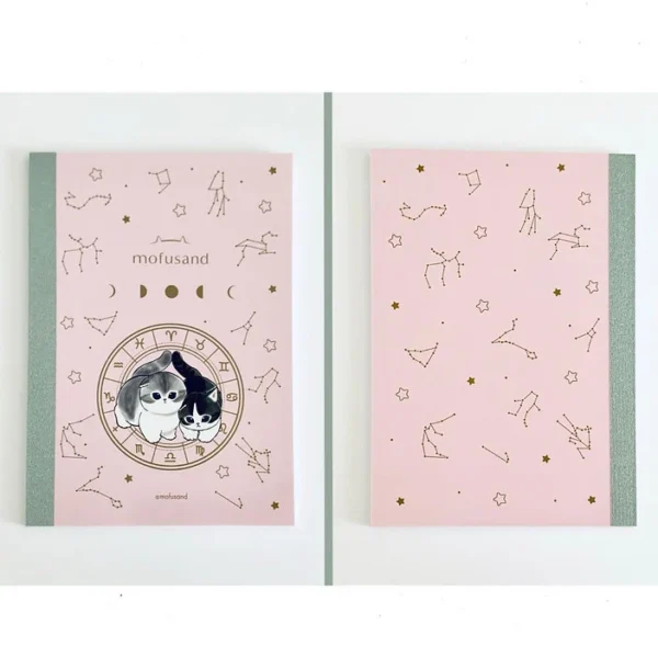 3 Mofusand Zodiac Cat A6 Notebook