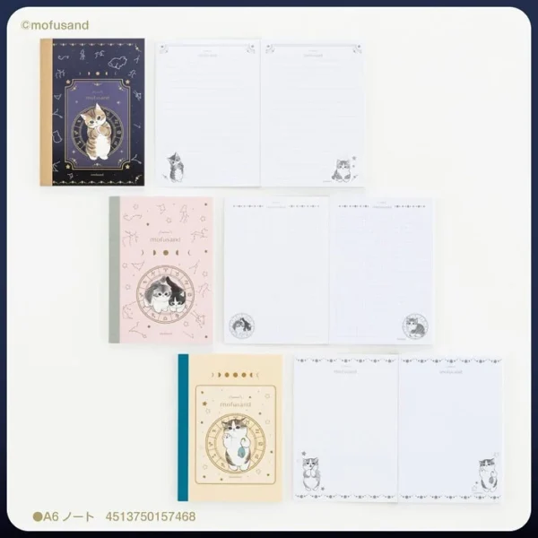 5 Mofusand Zodiac Cat A6 Notebook