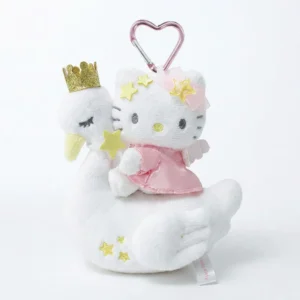 6 Hello Kitty Fantasy Swan Mascot Key Holder
