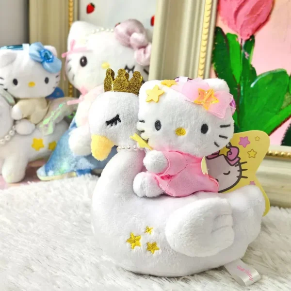 7 Hello Kitty Fantasy Swan Mascot Key Holder