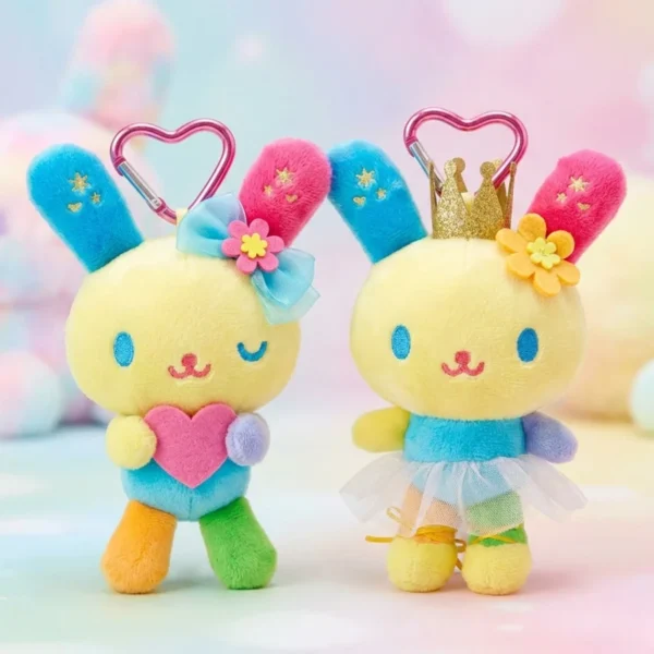 Usahana Carabiner Heart Mascot Plush
